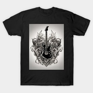 Guitar Art Design Images T-Shirt